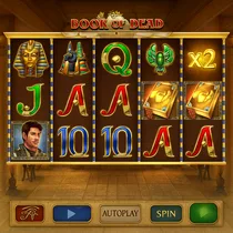BluVegas - Book of Dead Slot Game