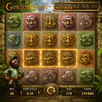 BluVegas - Gonzo's Quest Slot Game