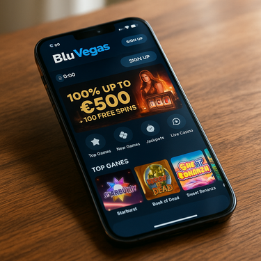 BluVegas - Mobiel Casino - Responsive Design Nederland